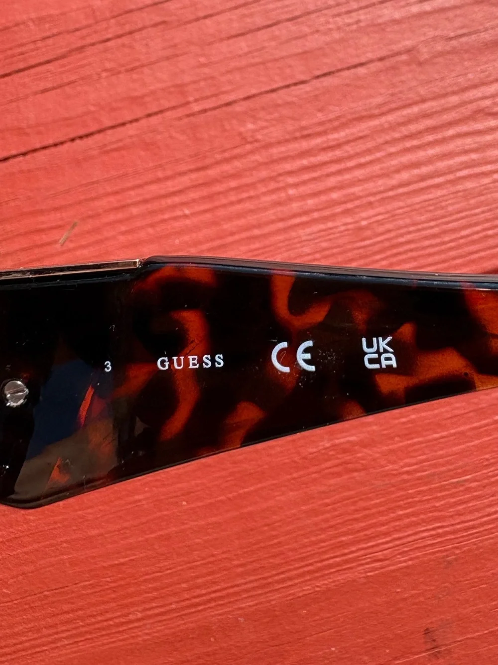 GUESS Oversized Tortoiseshell Square Sunglasses - Dark Brown Lenses